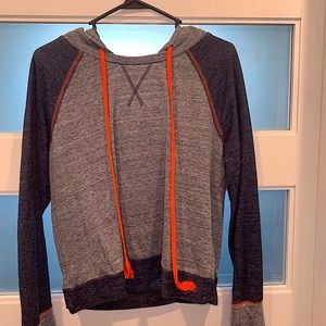 Missimo supply co cropped light sweatshirt